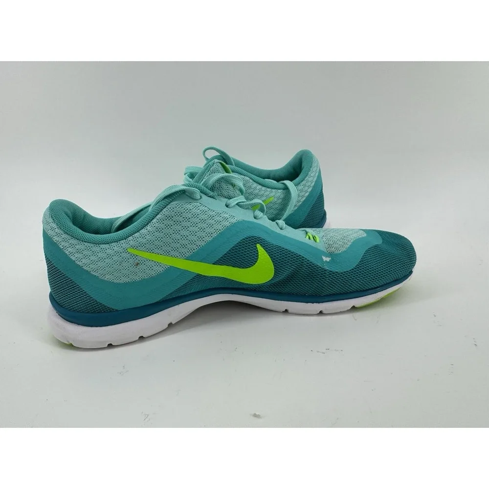 Nike Flex TR 6 Running Shoes Women's Size 9 Green Teal Athletic